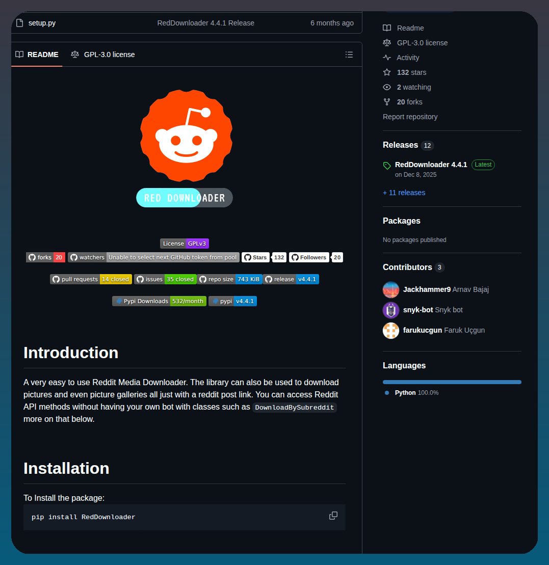 Jackhammer9 Reddownloader screenshot