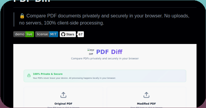 Jamesmontemagno Pdf Diff screenshot