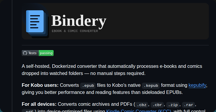 Jarynclouatre Bindery screenshot