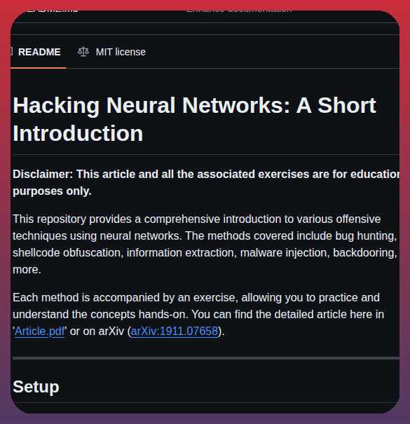 Tigthor Neural Network Hacking screenshot