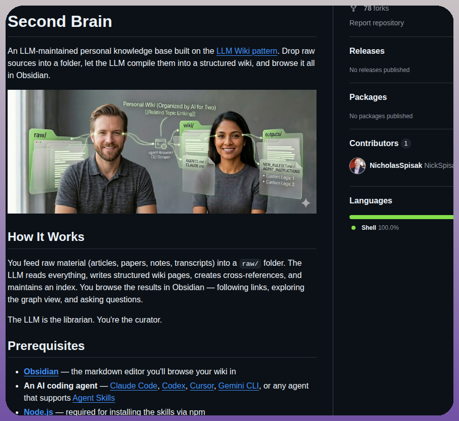 Nicholasspisak Second Brain screenshot