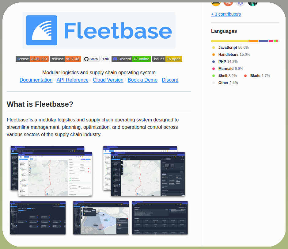 Fleetbase Fleetbase screenshot