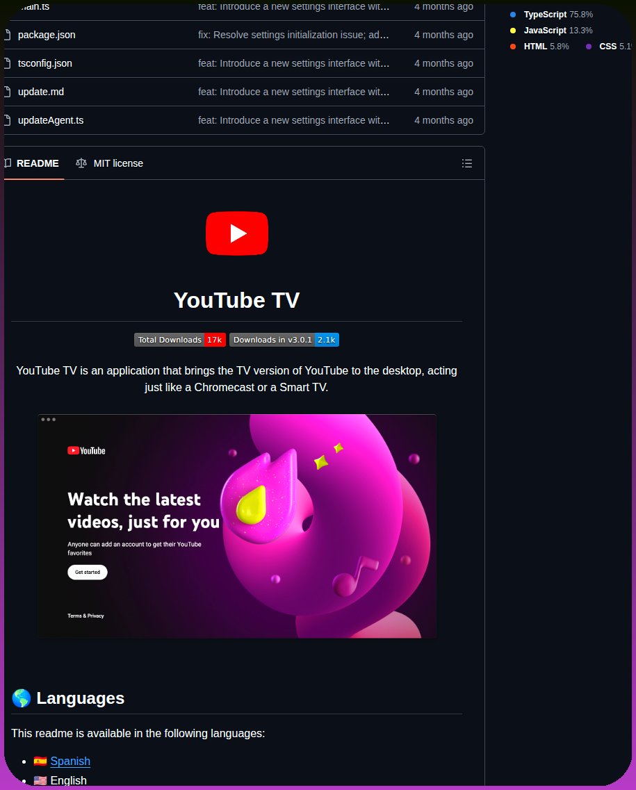 Marcosrg9 Youtubetv screenshot