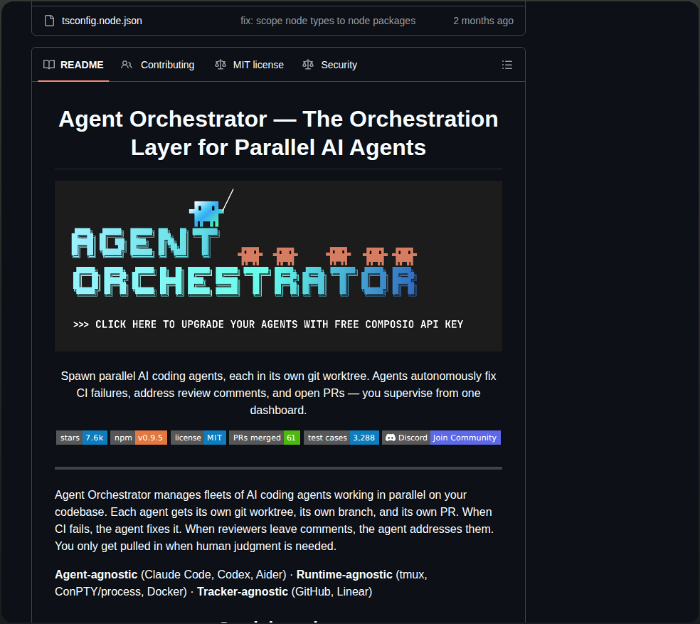 Agentwrapper Agent Orchestrator screenshot