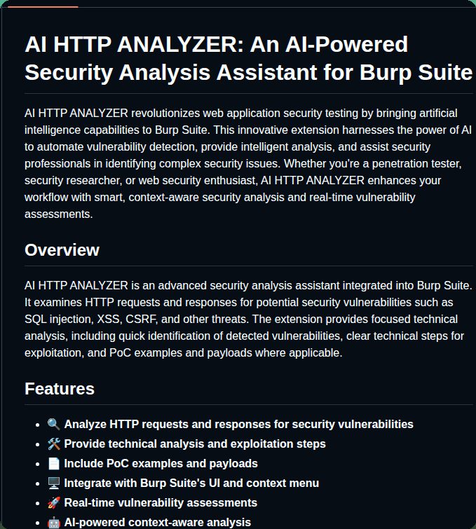 Alpernae Aihttpanalyzer screenshot