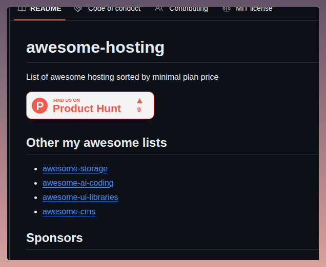 Dalisoft Awesome Hosting screenshot