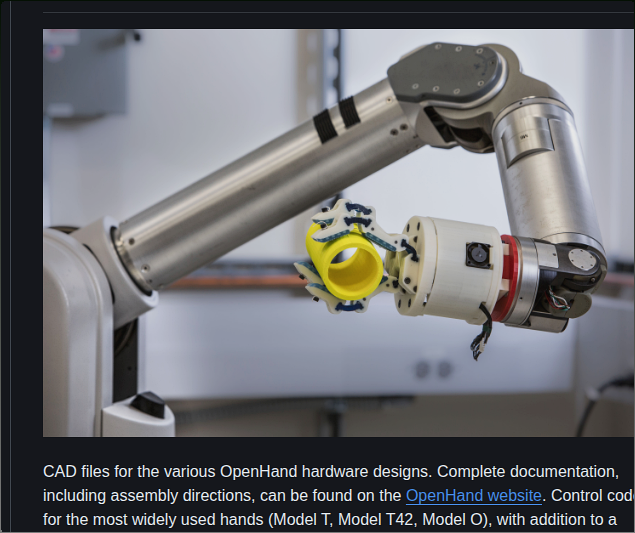 Grablab Openhand Hardware screenshot