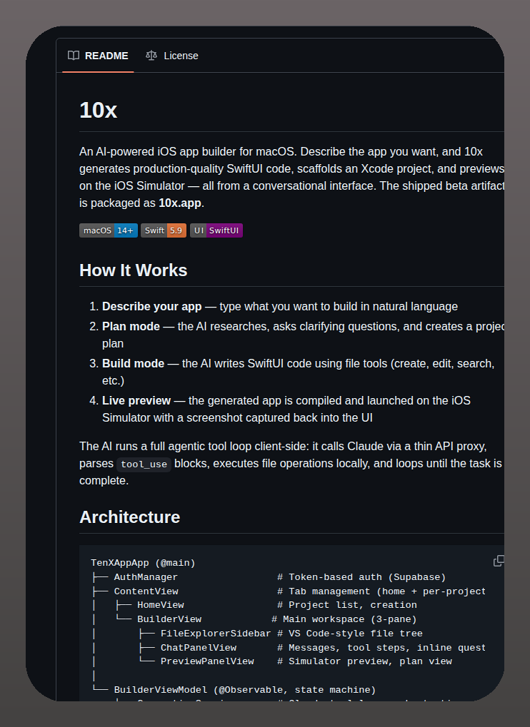 10x App Builder 10x screenshot