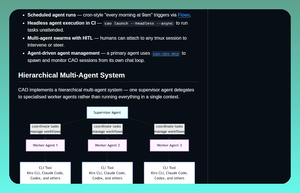 Awslabs Cli Agent Orchestrator screenshot