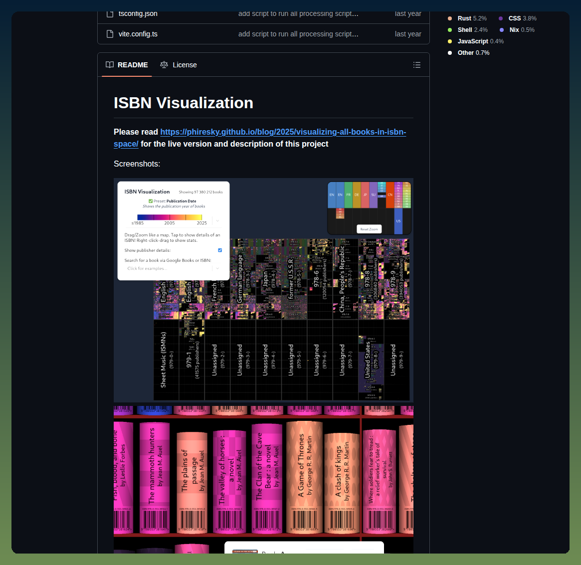 Phiresky Isbn Visualization screenshot