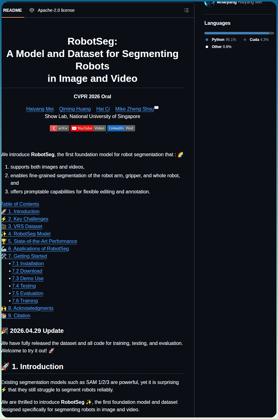 Showlab Robotseg screenshot
