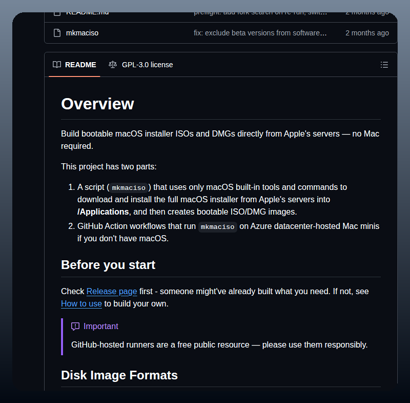 Longqt Sea Macos Iso Builder screenshot
