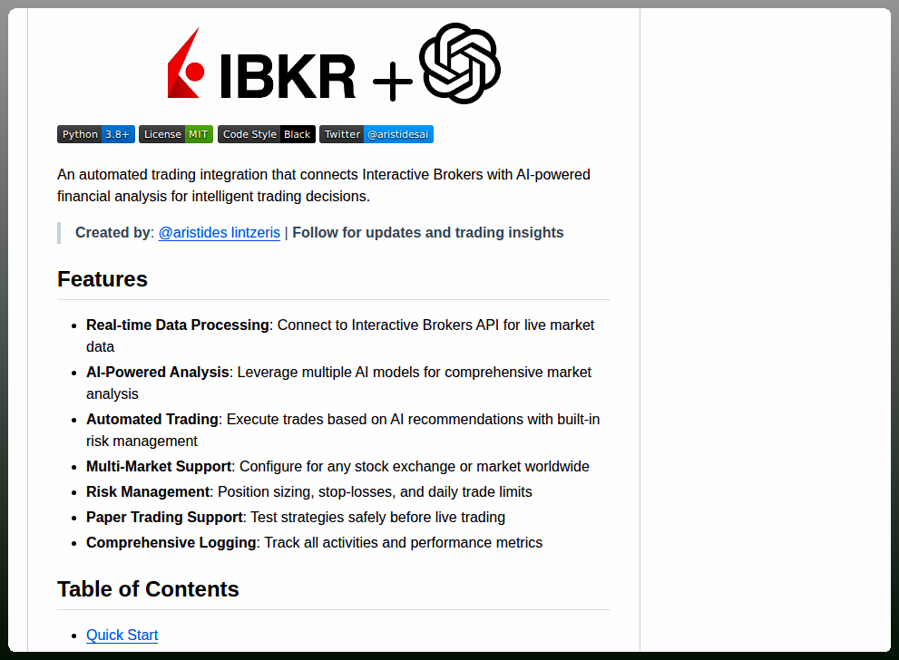 Aristidesai Ibkr Aihedge screenshot