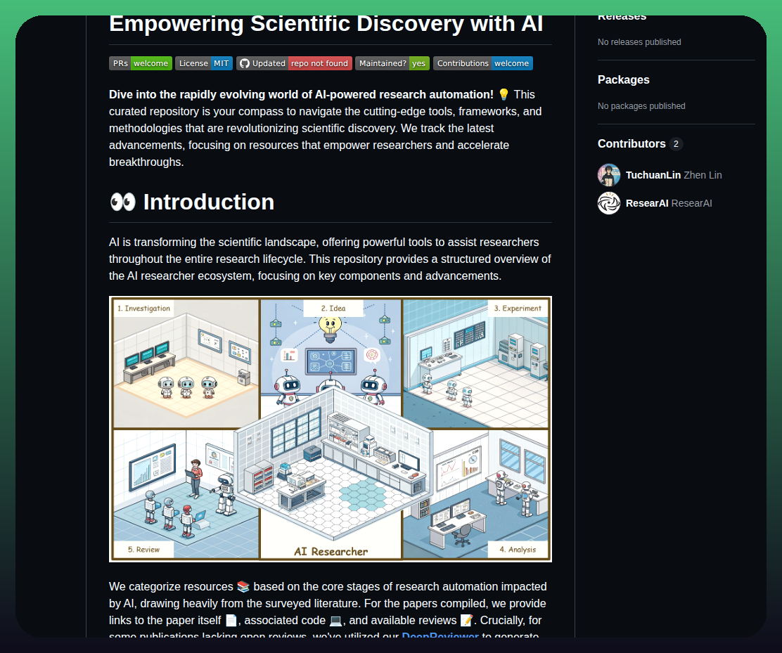 Researai Awesome Ai Scientist screenshot