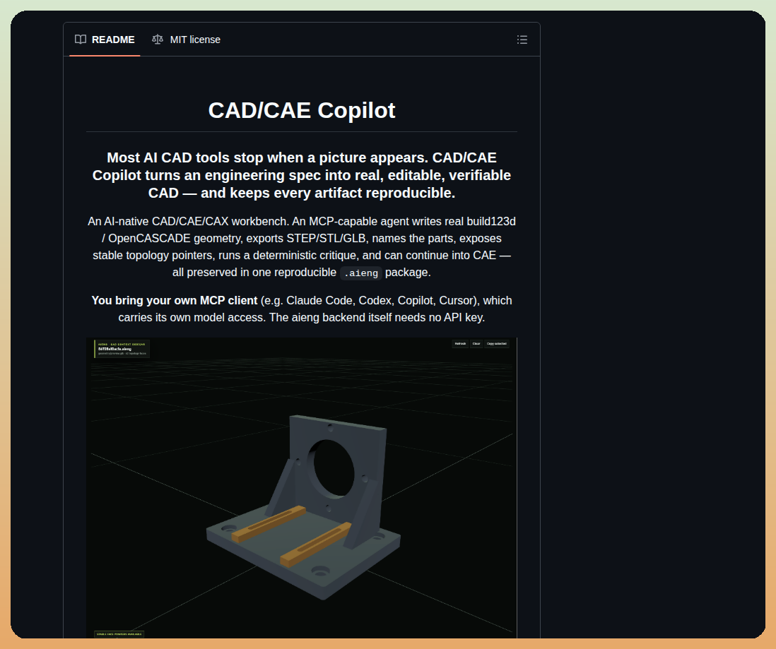 Armpro24 Blip Cad Cae Copilot screenshot