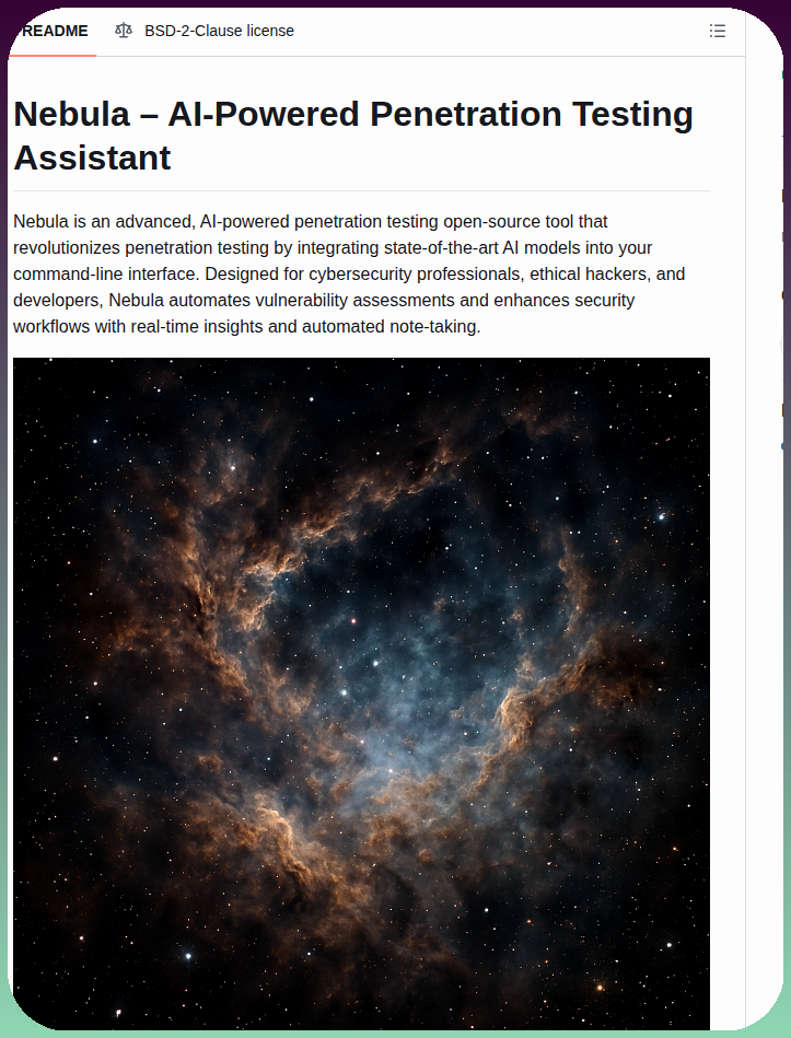 Berylliumsec Nebula screenshot