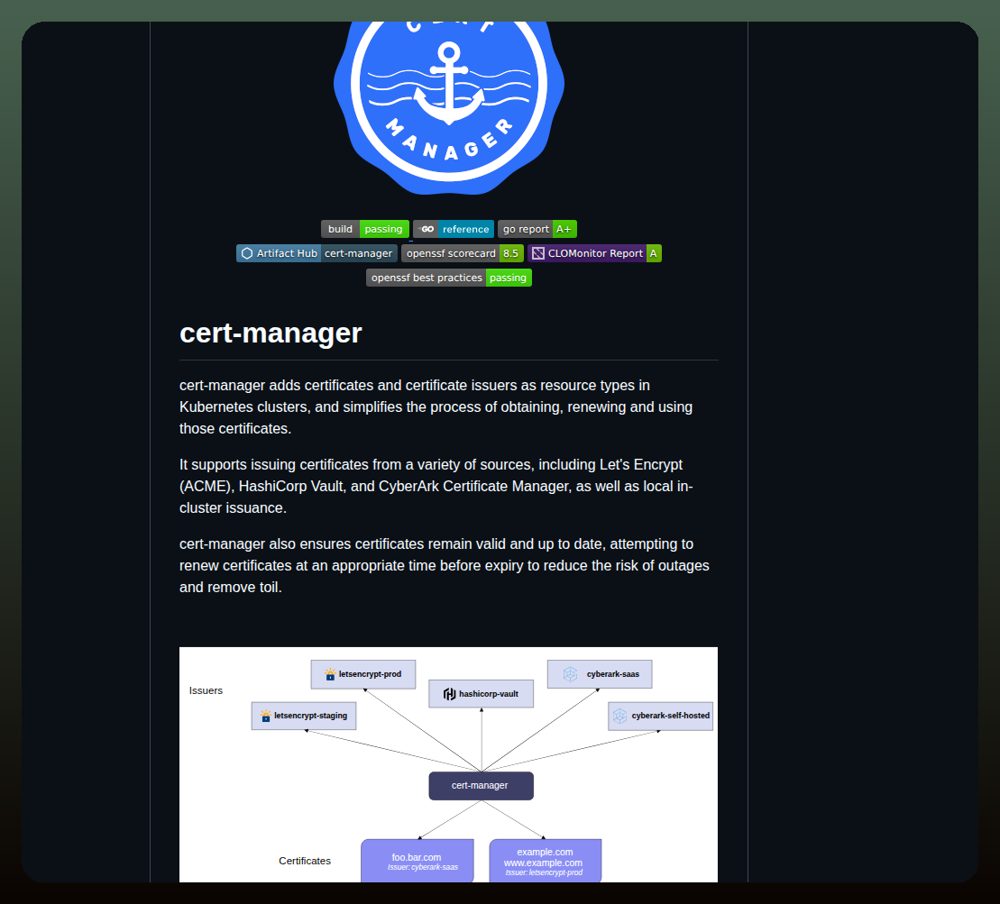 Cert Manager Cert Manager screenshot