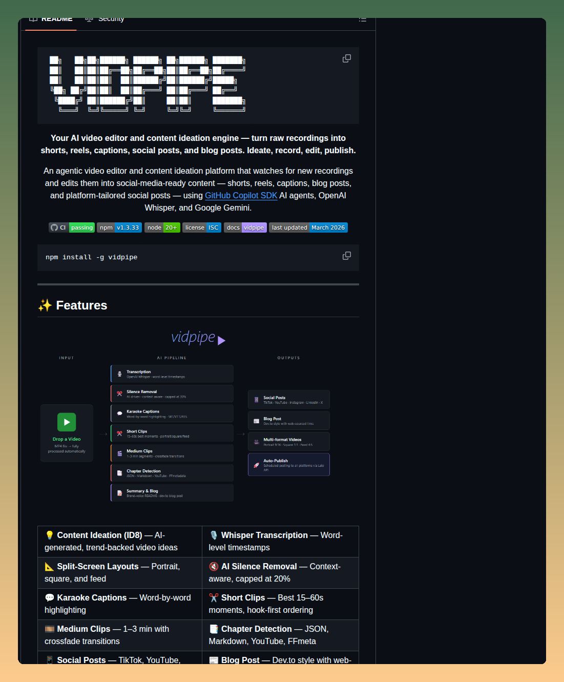 Htekdev Vidpipe screenshot