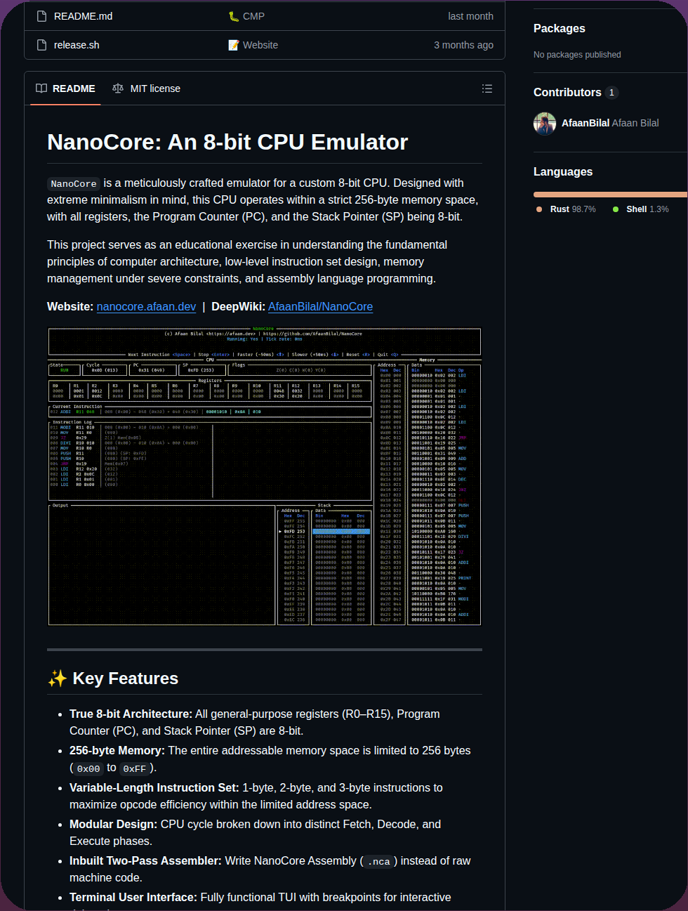 Afaanbilal Nanocore screenshot