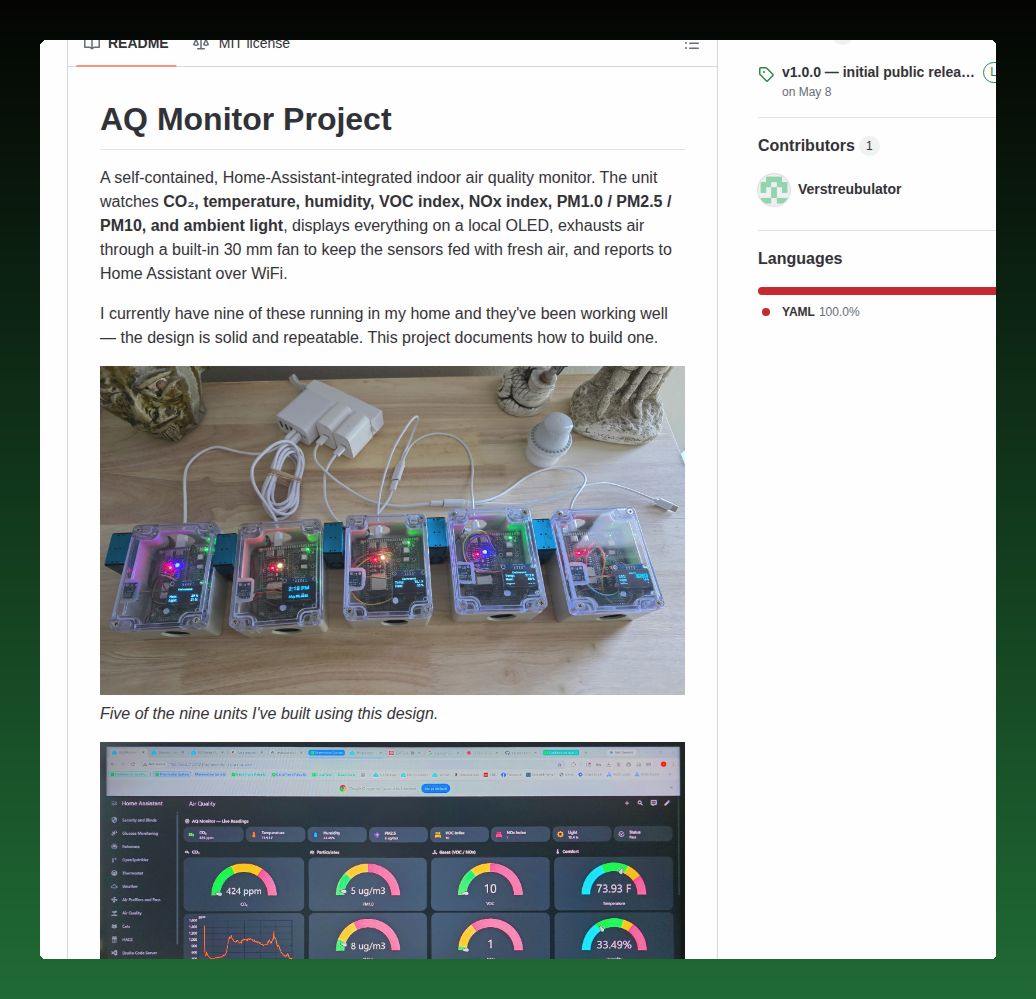 Verstreubulator Aq Monitor screenshot