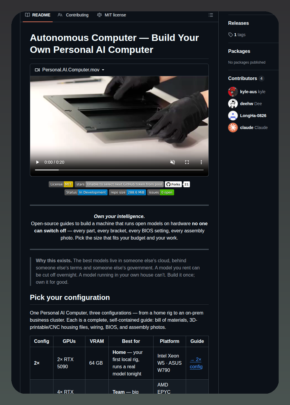 Autonomous Ai Autonomous Computer screenshot