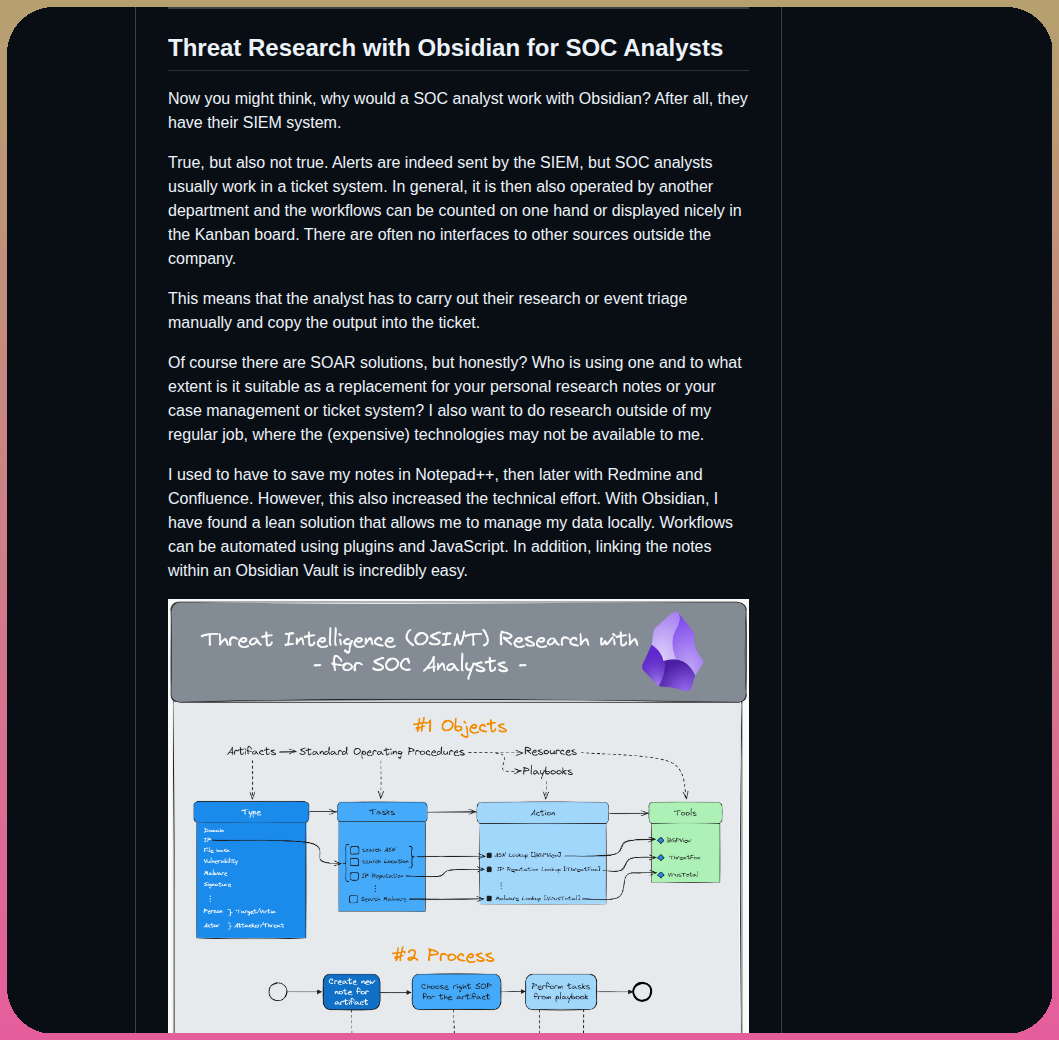 Mallevf Threat Research With Obsidian For Soc Analysts screenshot