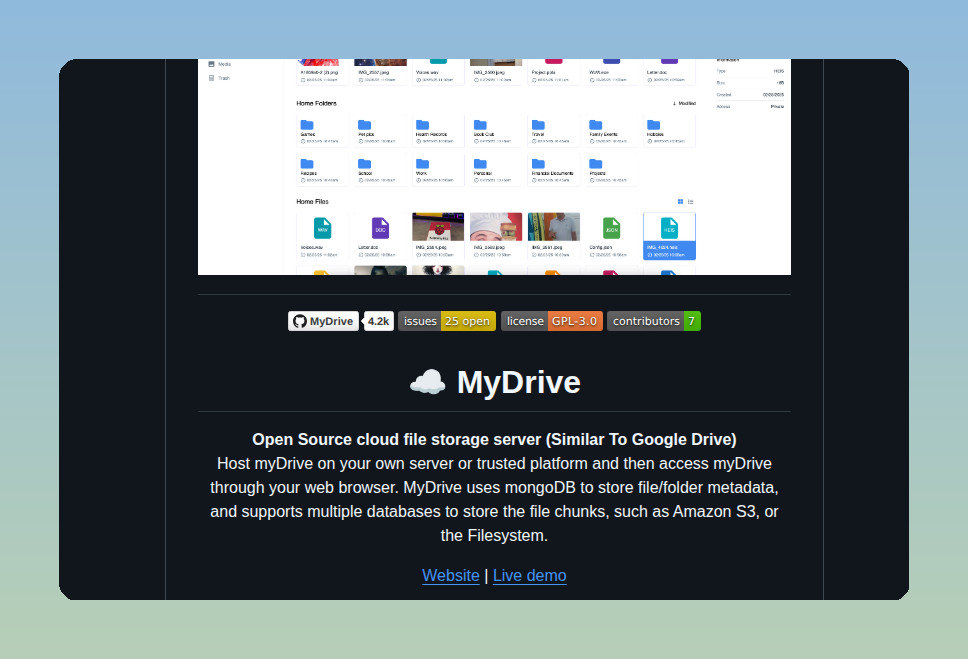 Subnub Mydrive screenshot