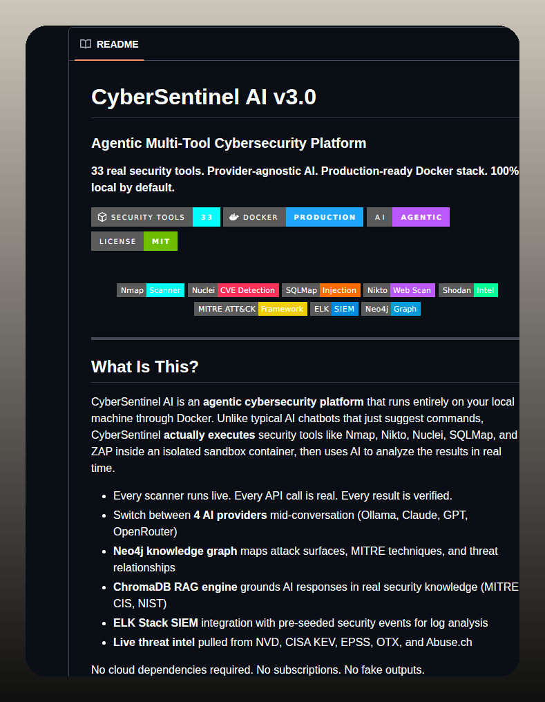 3sk1nt4n Cybersentinel Ai screenshot