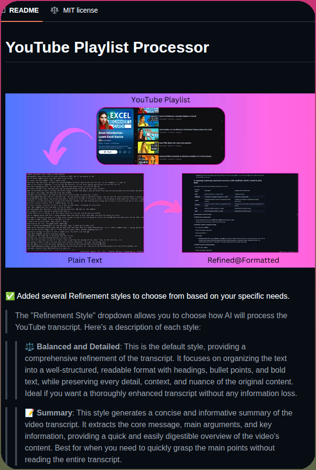 Ebrizzzz Youtube Playlist To Formatted Text screenshot