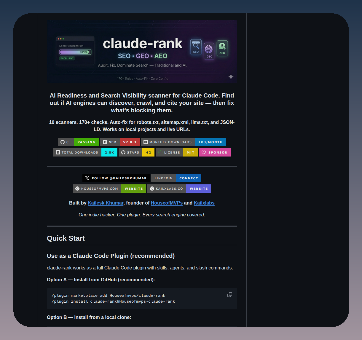 Houseofmvps Claude Rank screenshot