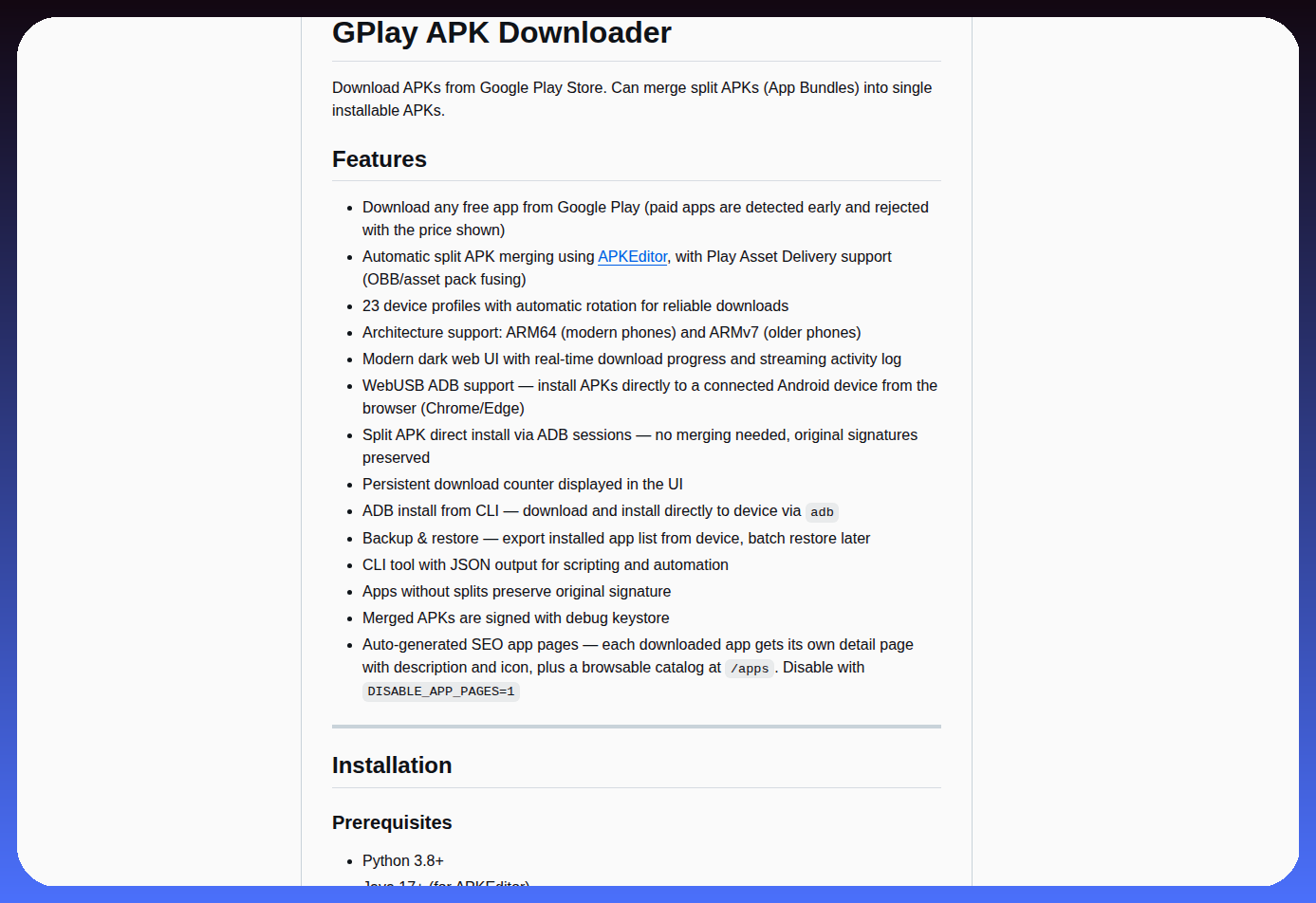 Alltechdev Gplay Apk Downloader screenshot