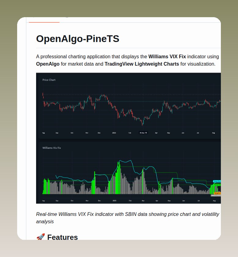 Marketcalls Openalgo Pinets screenshot