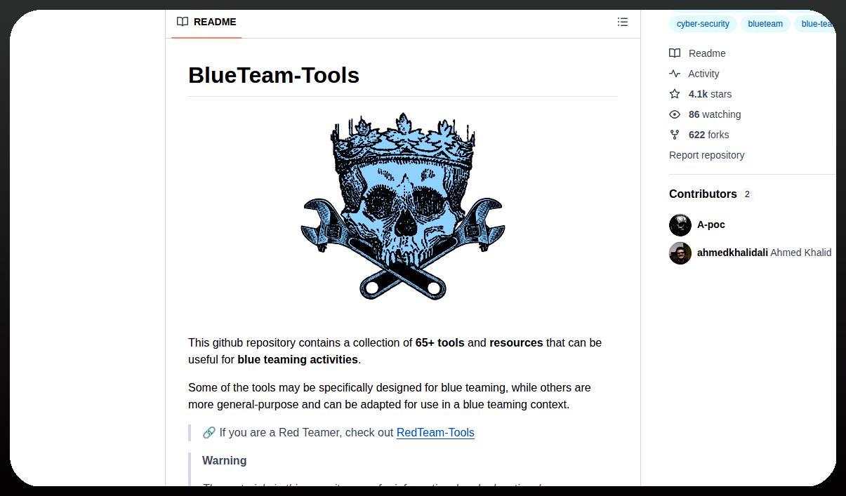A Poc Blueteam Tools screenshot