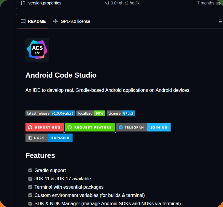 Androidcsofficial Android Code Studio screenshot