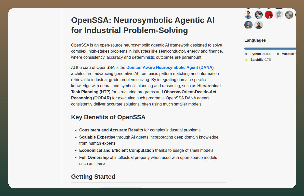 Aitomatic Openssa screenshot