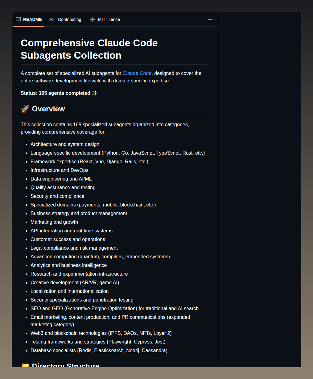Rshah515 Claude Code Subagents screenshot