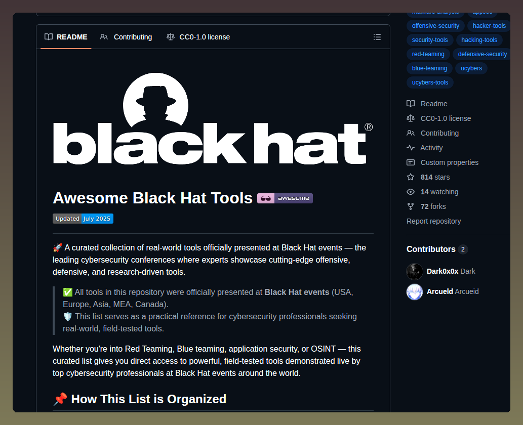 Ucybers Awesome Blackhat Tools screenshot