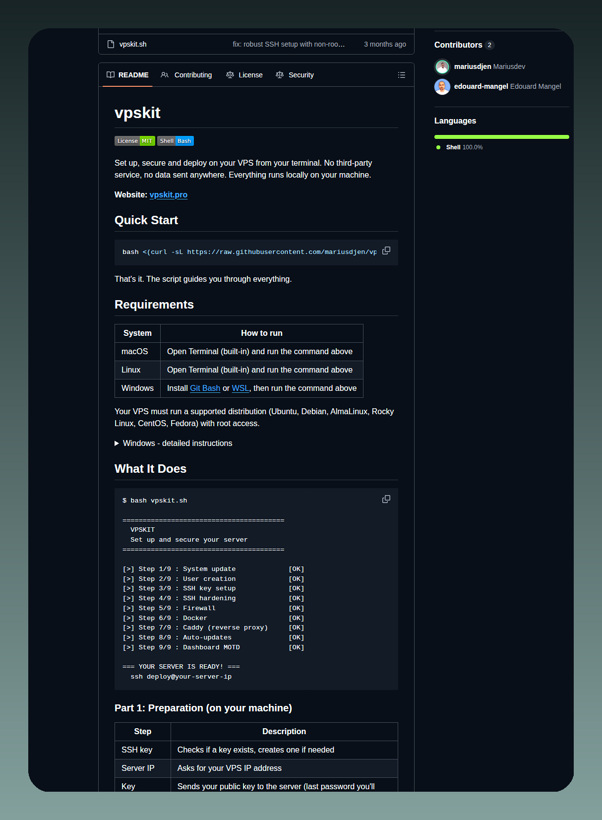Mariusdjen Vpskit screenshot