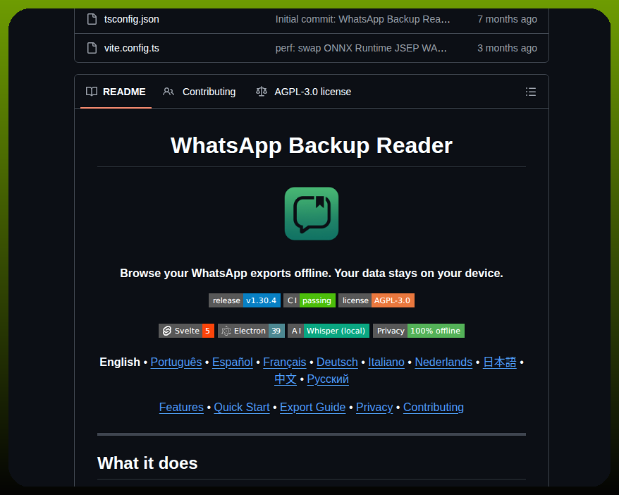 Rodrigogs Whats Reader screenshot