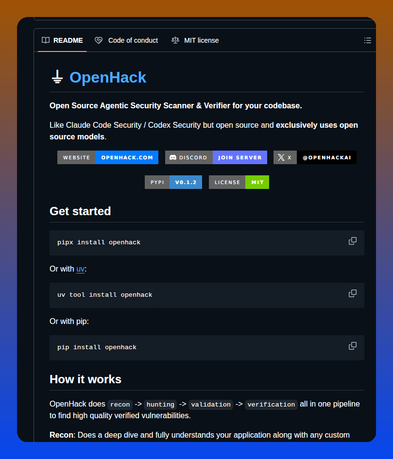 Openhackai Openhack screenshot