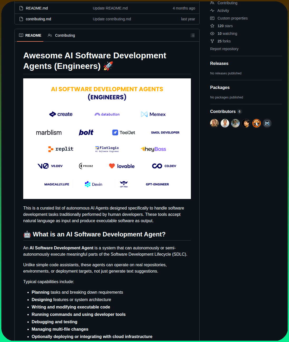 Flatlogic Awesome Ai Software Development Agents screenshot