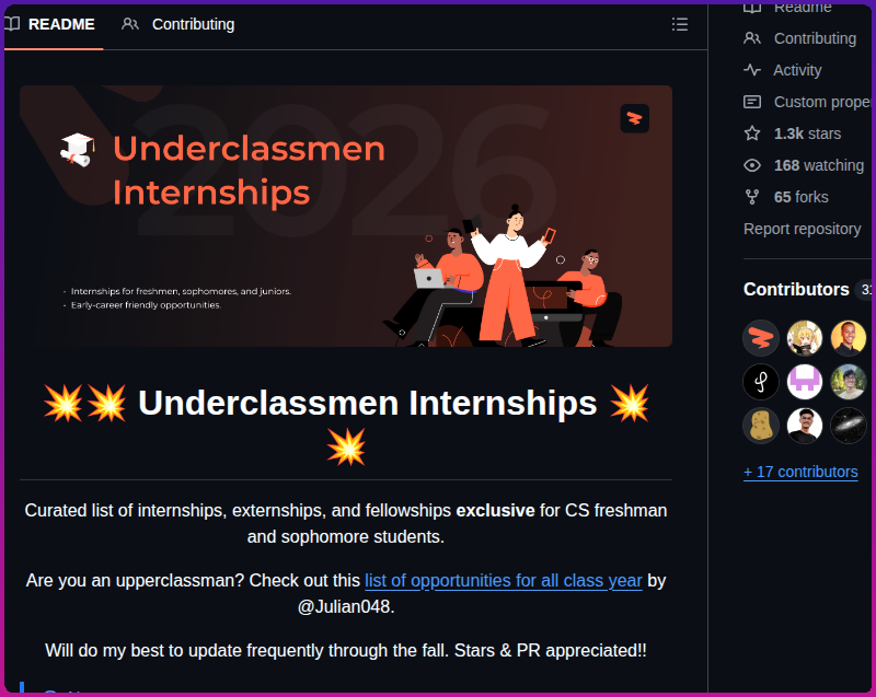 Zapplyjobs Underclassmen Internships screenshot