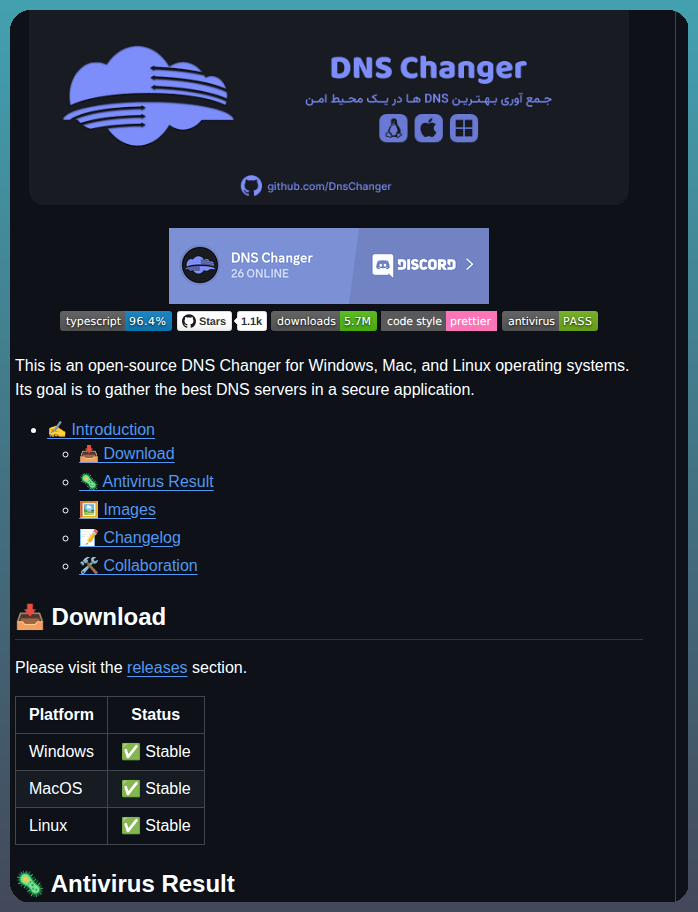 Dnschanger Dnschanger Desktop screenshot