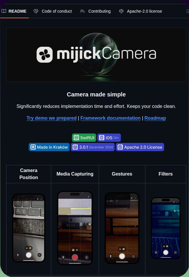 Mijick Camera screenshot