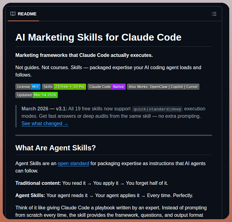 Brianrwagner Ai Marketing Claude Code Skills screenshot
