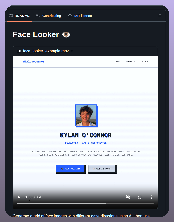 Kylan02 Face_looker screenshot