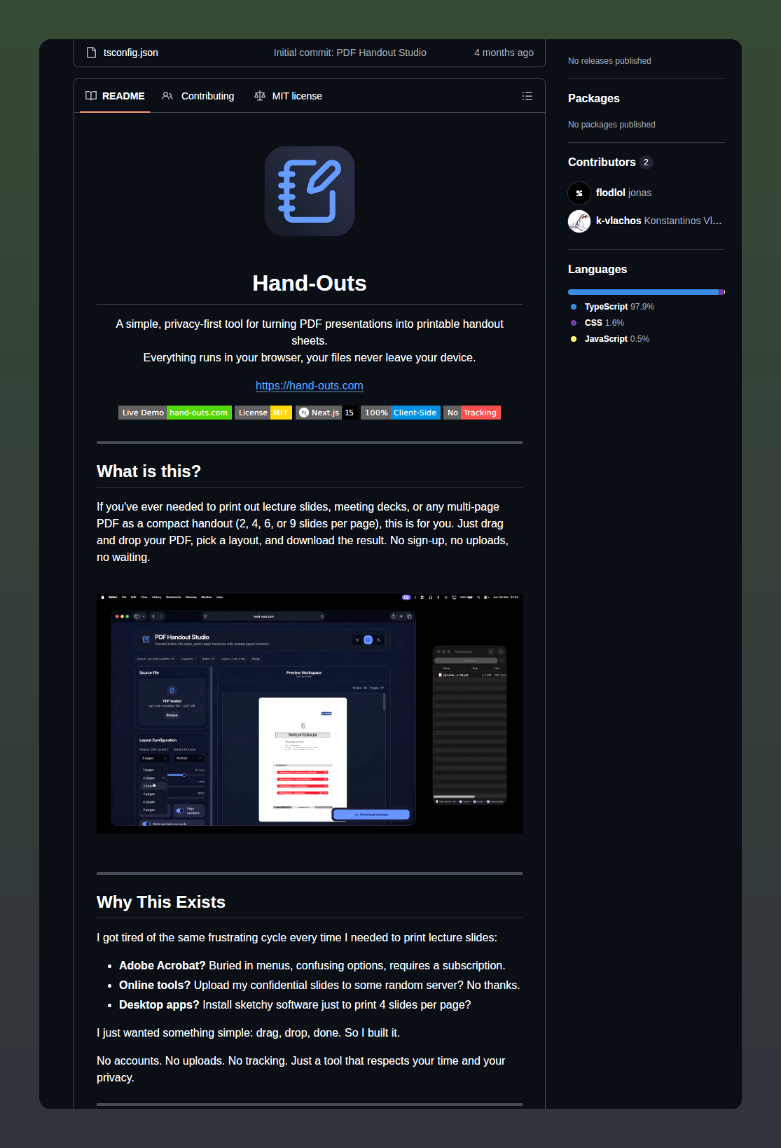 Flodlol Pdf Slides To Handouts Converter screenshot