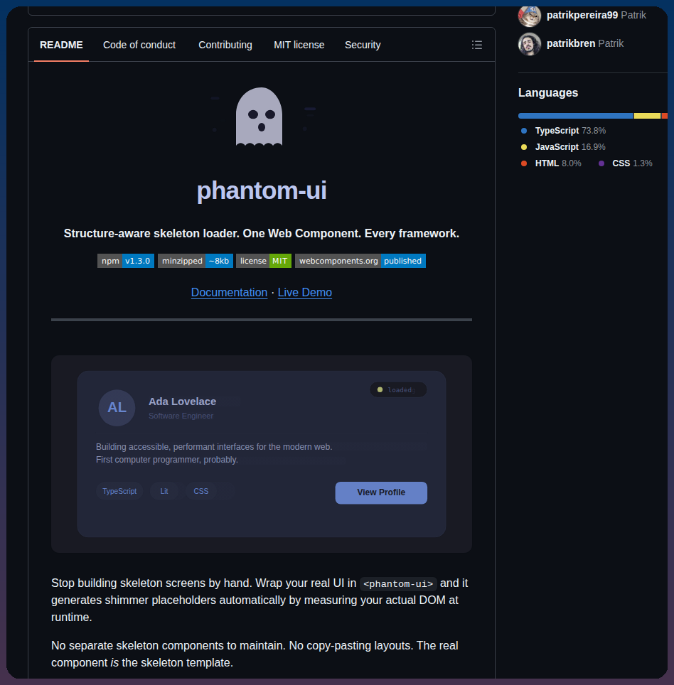 Aejkatappaja Phantom Ui screenshot