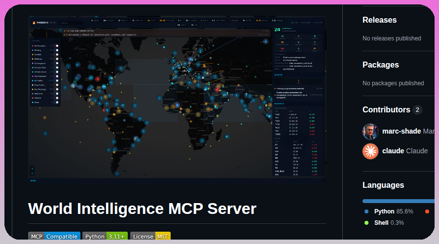 Marc Shade World Intel Mcp screenshot