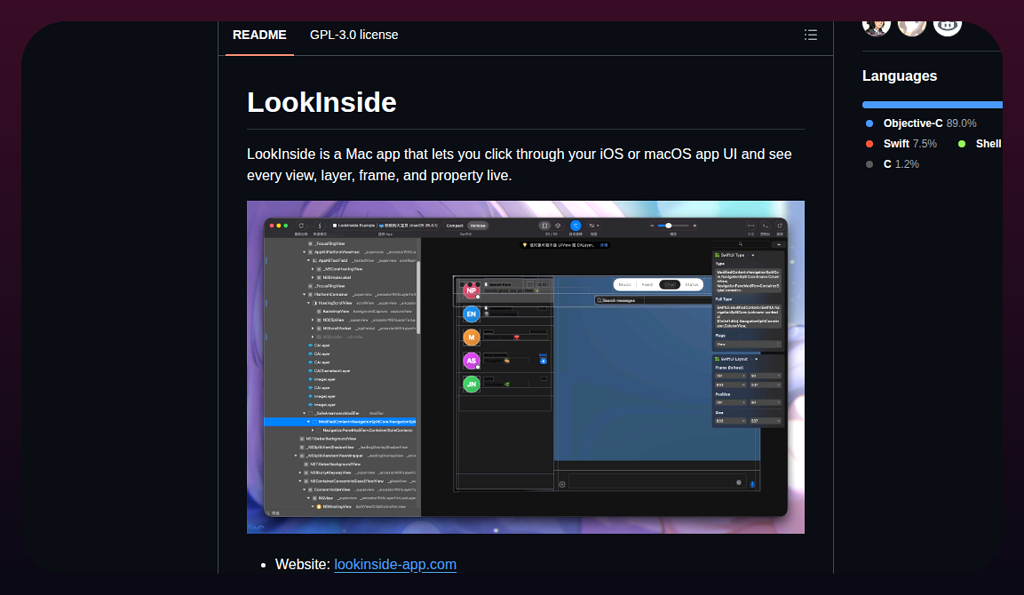 Lookinsideapp Lookinside screenshot